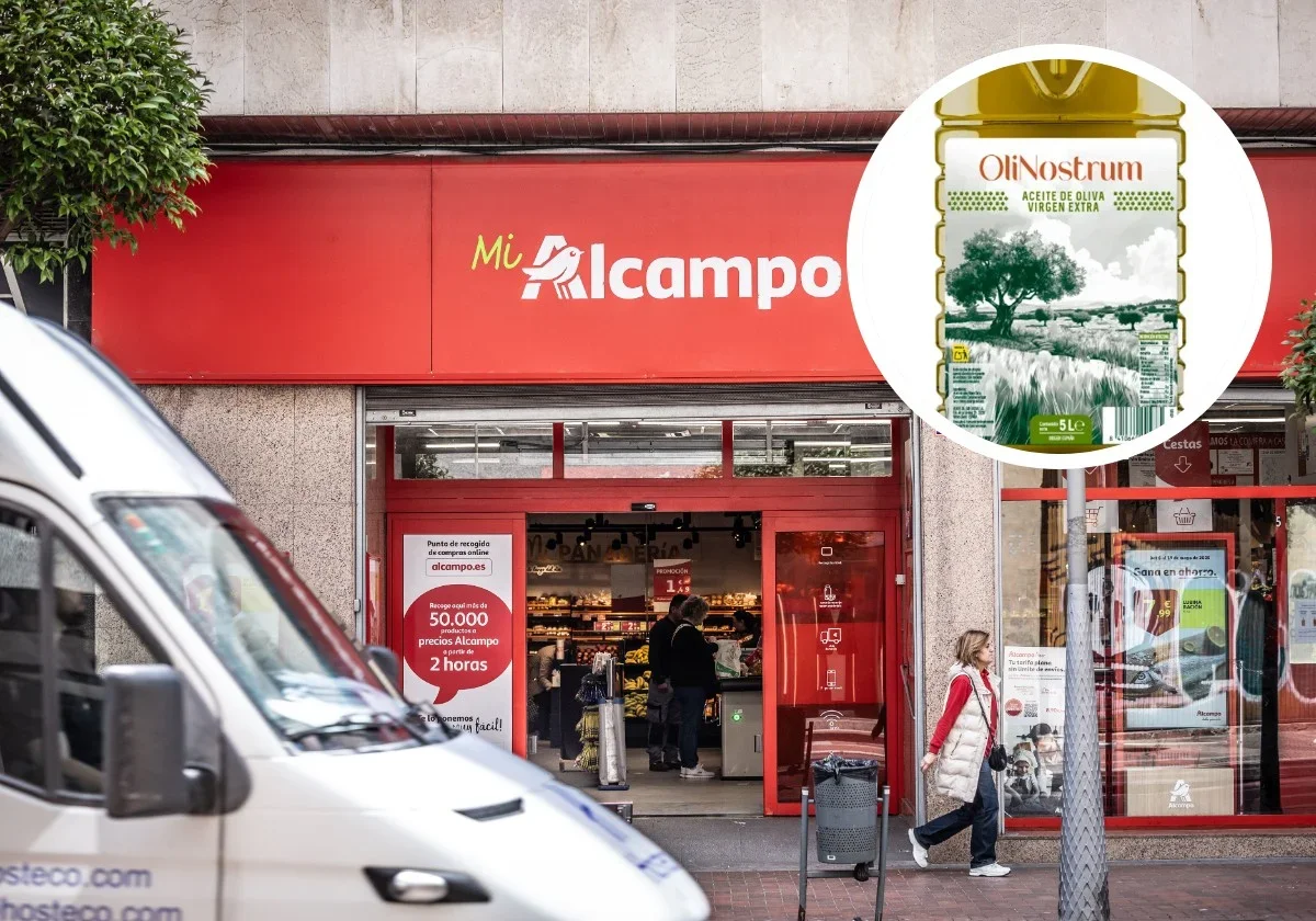 Alcampo reduce el aceite de oliva virgen extra Olinostrum para atraer más consumidores estas fiestas