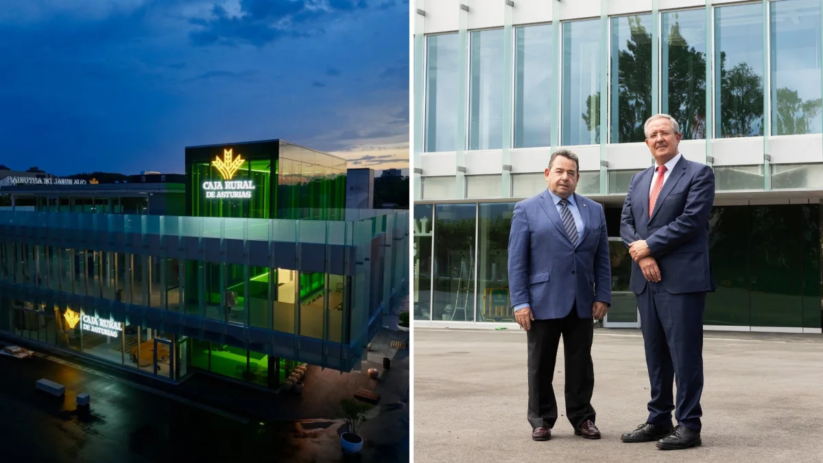 Caja Rural de Asturias transforma su imagen con una innovadora sede arquitectónica