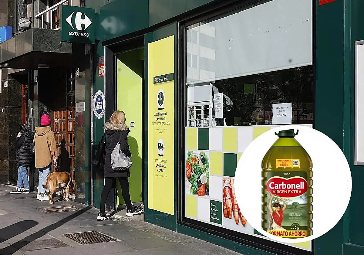 Carrefour lanza una agresiva oferta de aceite virgen extra para captar más clientes.