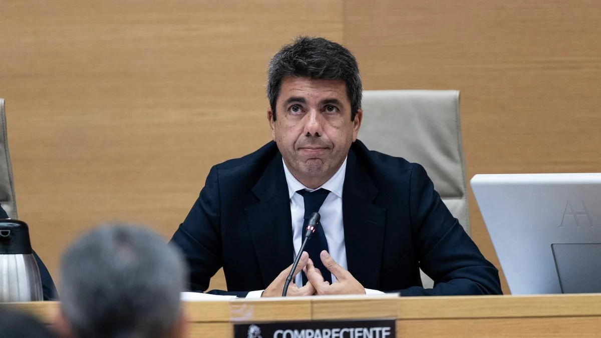 El expresident Carlos Mazón, en el punto de mira por su declaración en la dana