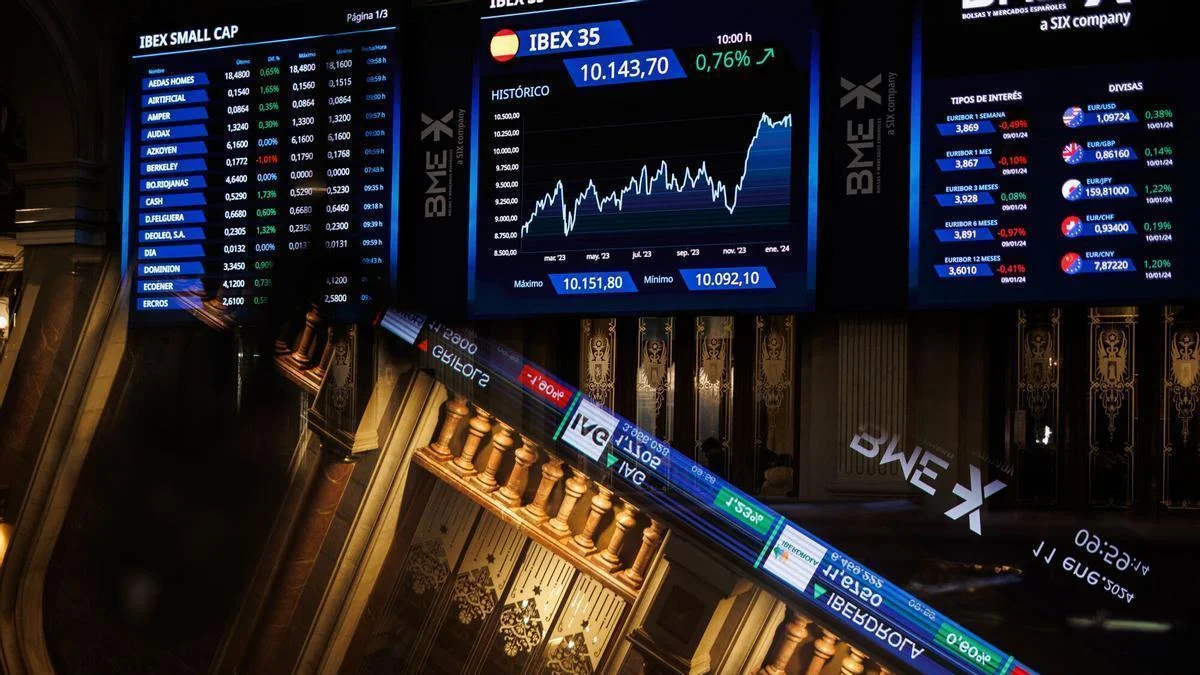 El Ibex 35 pierde los 19.600 puntos ante la presión del mercado de bonos