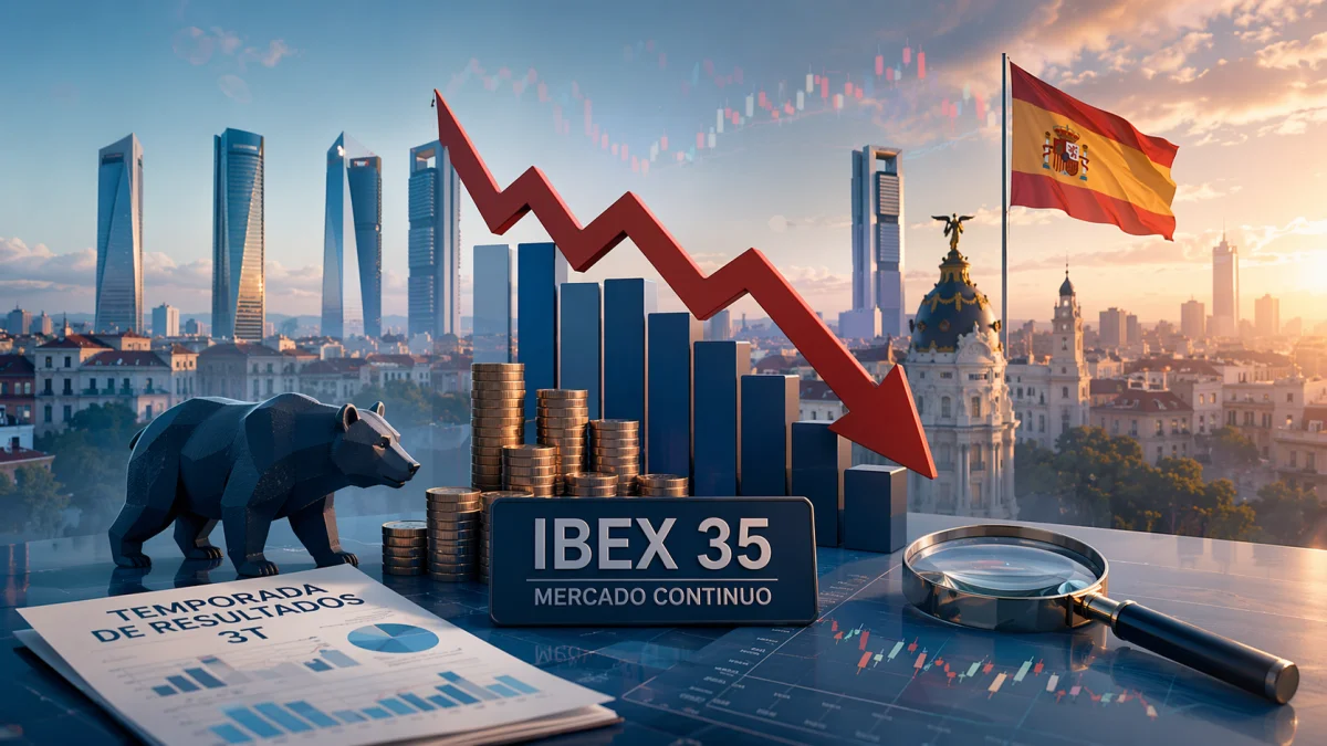 El IBEX 35 se enfrenta a una presión de 650 millones en posiciones cortas antes de los resultados
