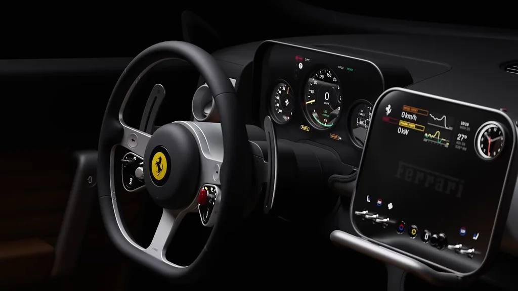 El nuevo diseño de Jony Ive para Ferrari podría redefinir los interiores de coches eléctricos.