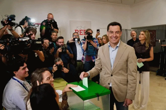 El PP se perfila como ganador absoluto en Andalucía, mientras el PSOE sufre un desplome histórico