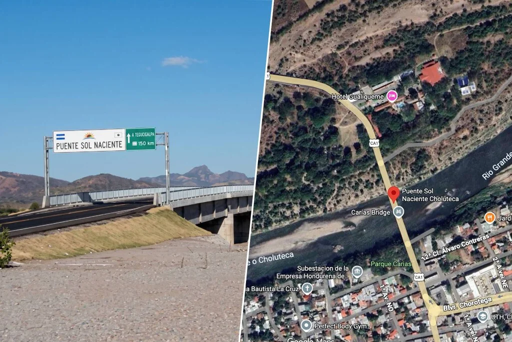 El puente anti huracanes de Honduras, símbolo de resistencia, ahora inservible tras el Mitch