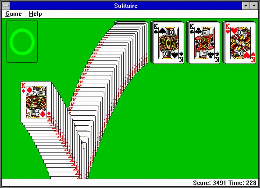 El Solitario, un juego de cartas que revolucionó el uso de Windows entre usuarios
