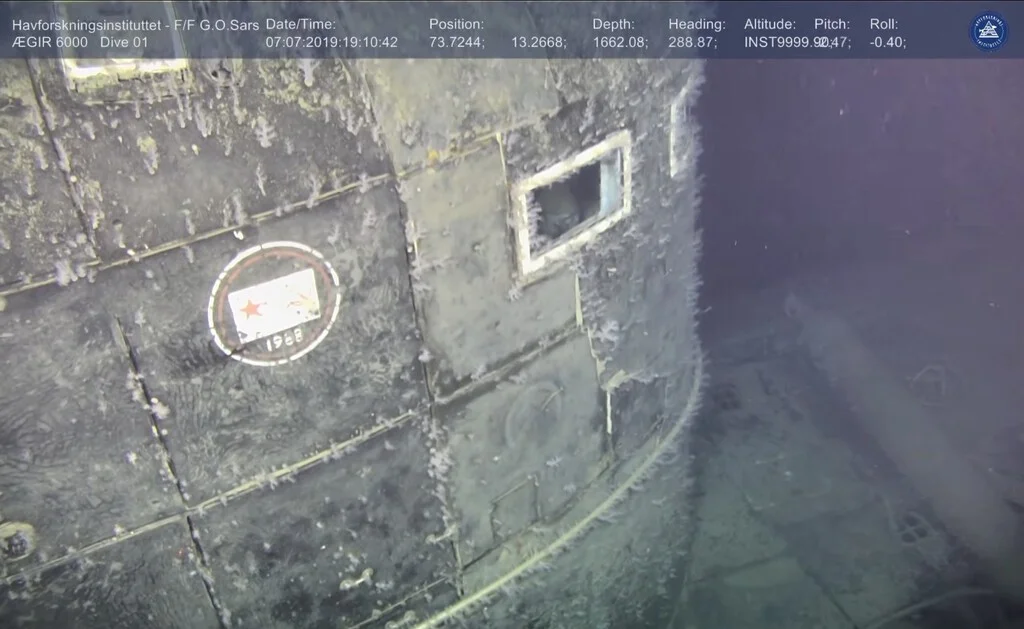 El submarino Komsomolets sigue contaminando aguas europeas casi 40 años después