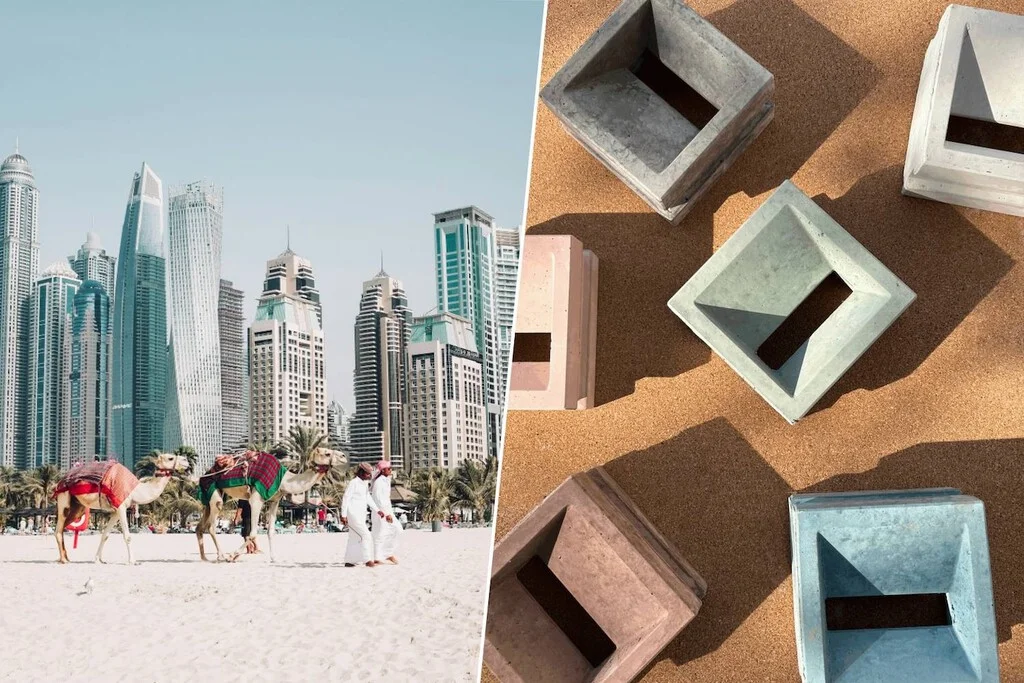 Emiratos Árabes revoluciona la construcción con ladrillos de arena del desierto
