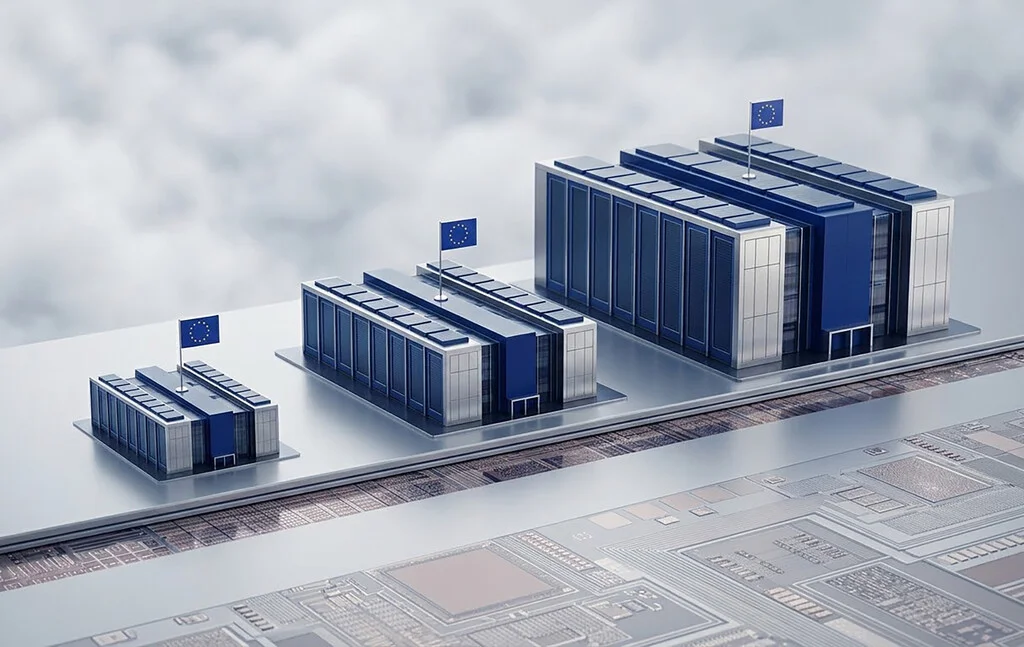 Europa busca triplicar capacidad de centros de datos, pero enfrenta dependencia externa.