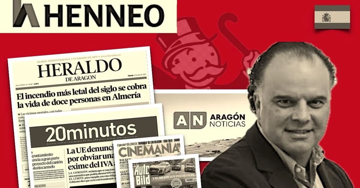 Henneo controla el panorama mediático en Aragón, pero oculta sus ingresos publicitarios