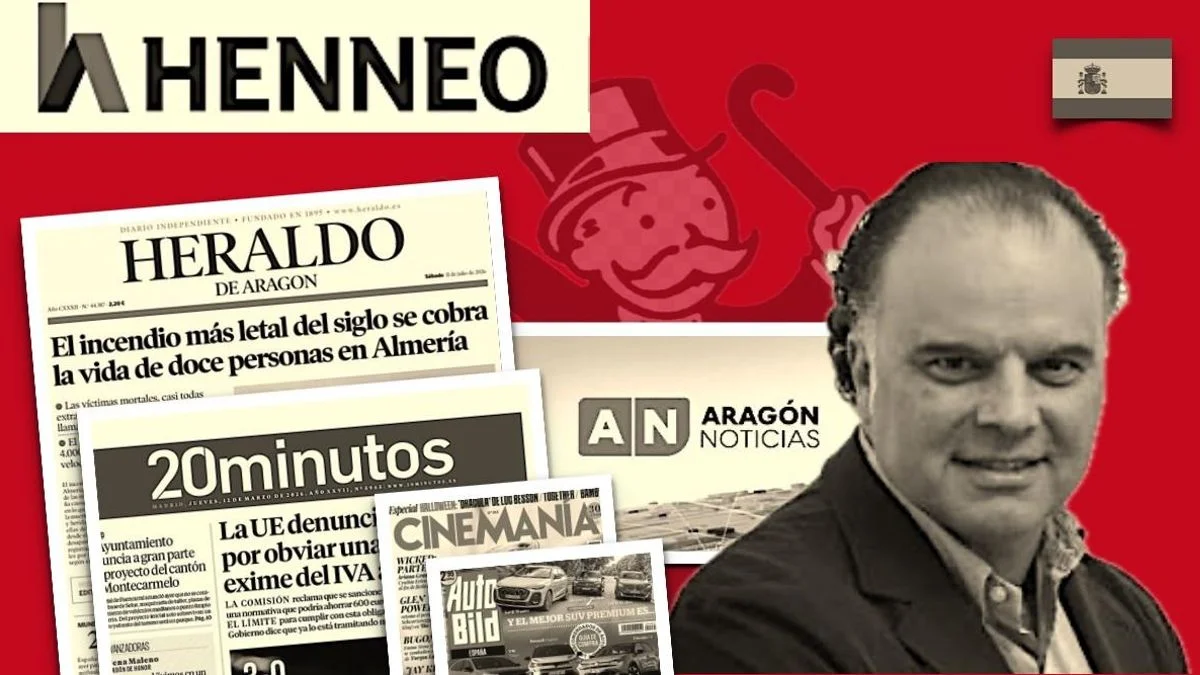 Henneo controla los medios en Aragón, pero oculta sus ingresos por publicidad pública