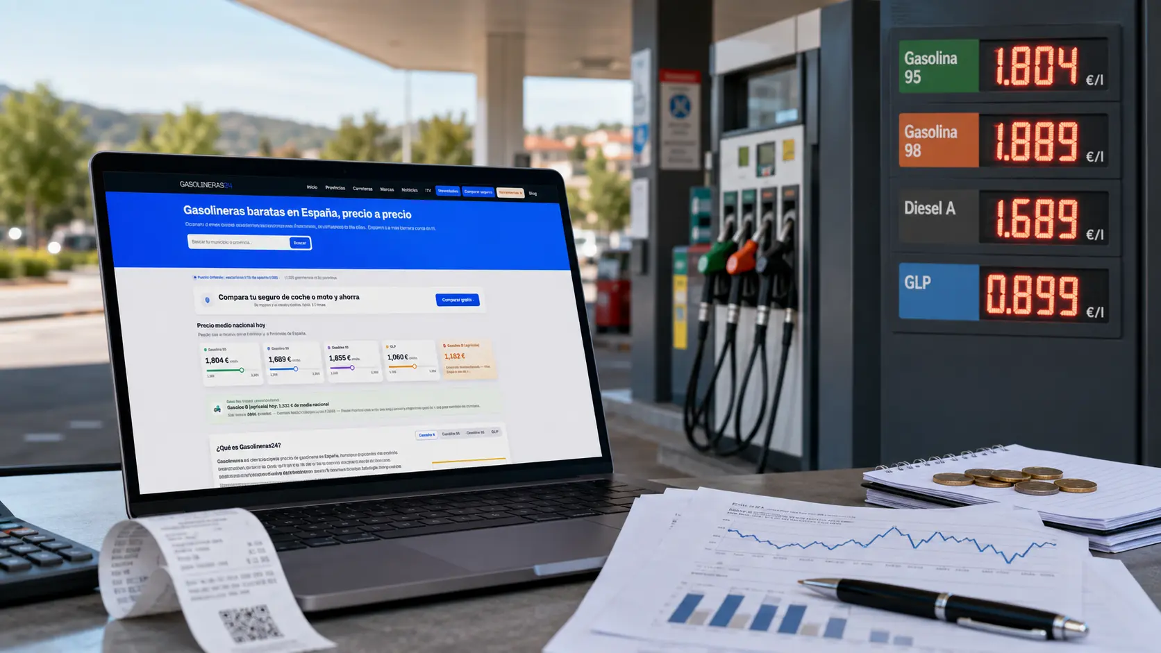 El precio de la gasolina en España: impuestos, diferencias entre gasolineras y ahorro diario