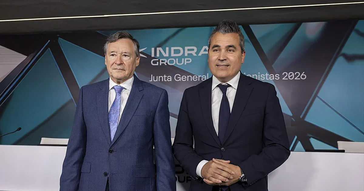 Indra crece un 15% en ingresos y refuerza su cartera de contratos bajo nueva dirección