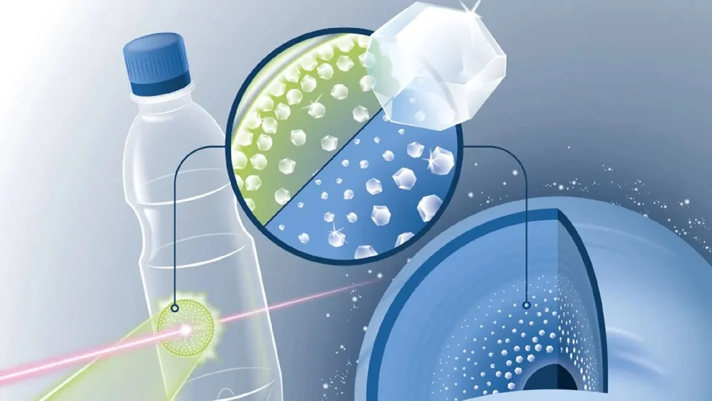 Investigadores crean nanodiamantes a partir de plástico, abriendo puertas a nuevas aplicaciones industriales
