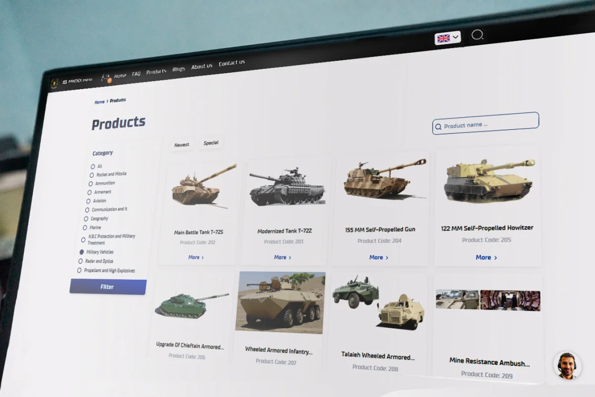 Irán pone en marcha su plataforma de venta de armamento militar en línea para el mundo