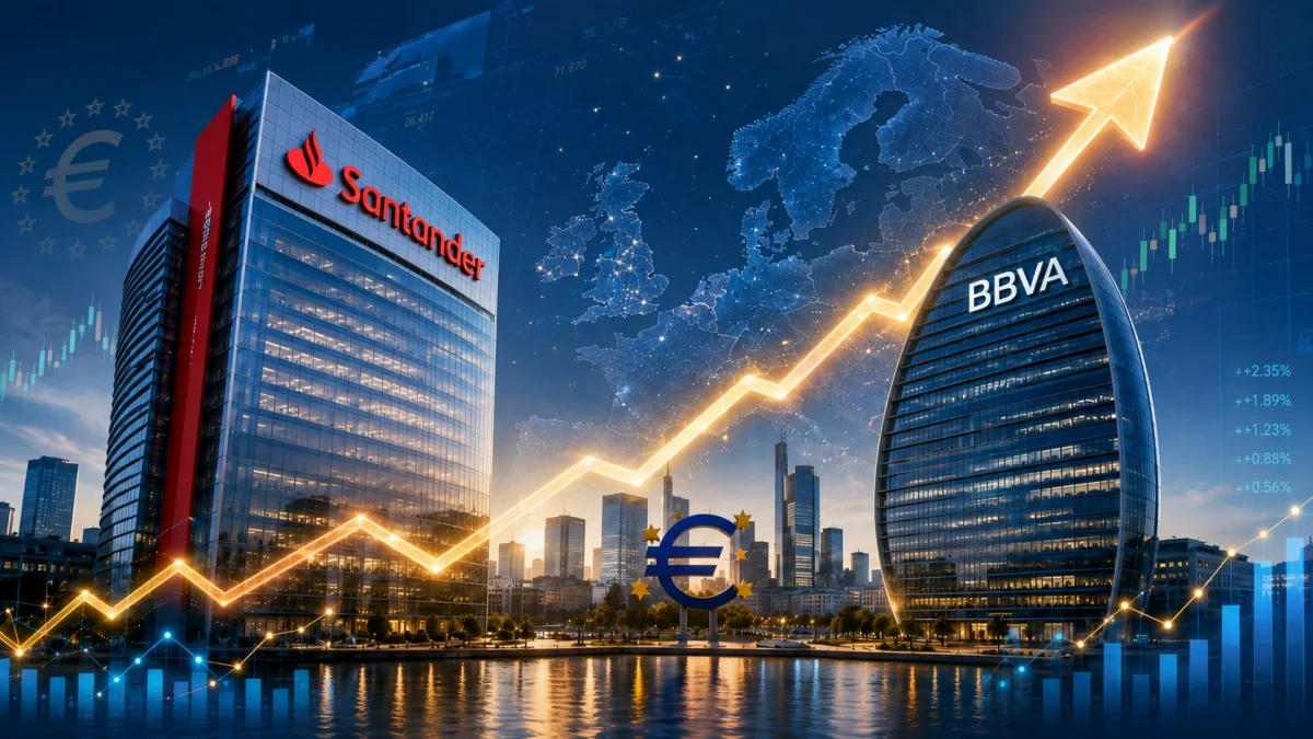 La banca europea se revitaliza gracias al impulso de Santander y BBVA