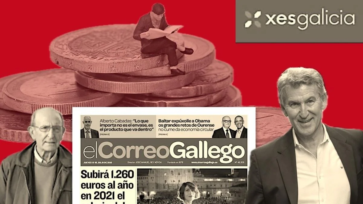 La concesión de millones a un diario en quiebra desata críticas en el Gobierno de Feijóo