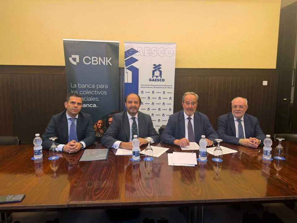 La construcción sevillana recibe un impulso clave con la alianza entre CBNK y GAESCO