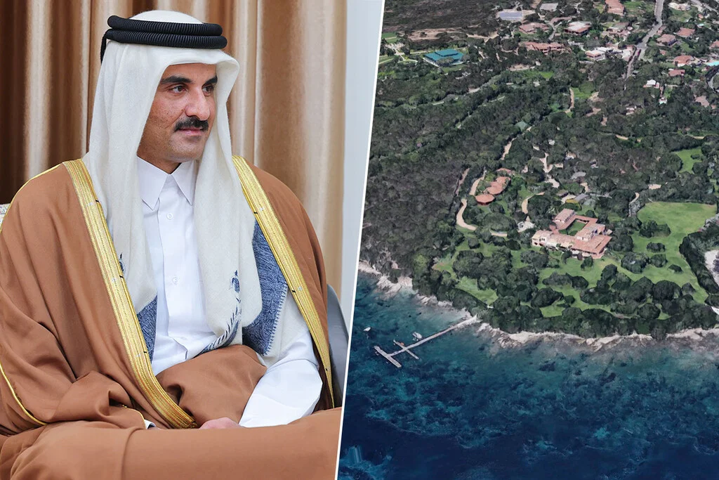 La extravagante villa del emir de Catar en Cerdeña incluye un "falso volcán" en lugar de jardín