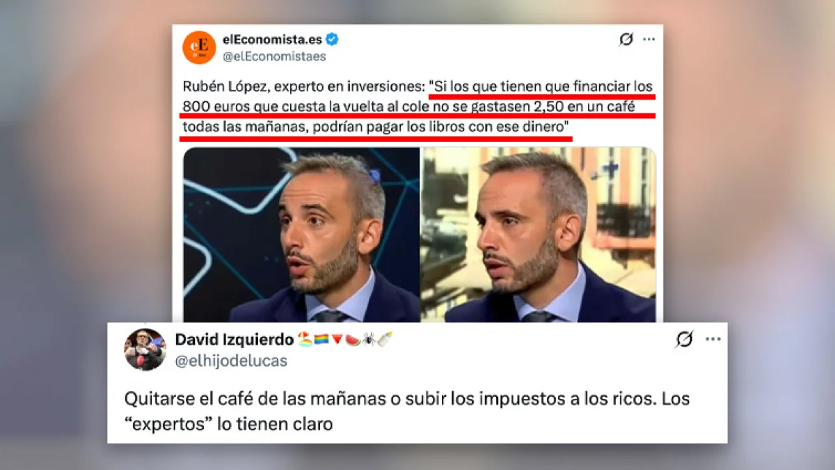 La propuesta de financiar el regreso al cole con el café matutino genera controversia en redes