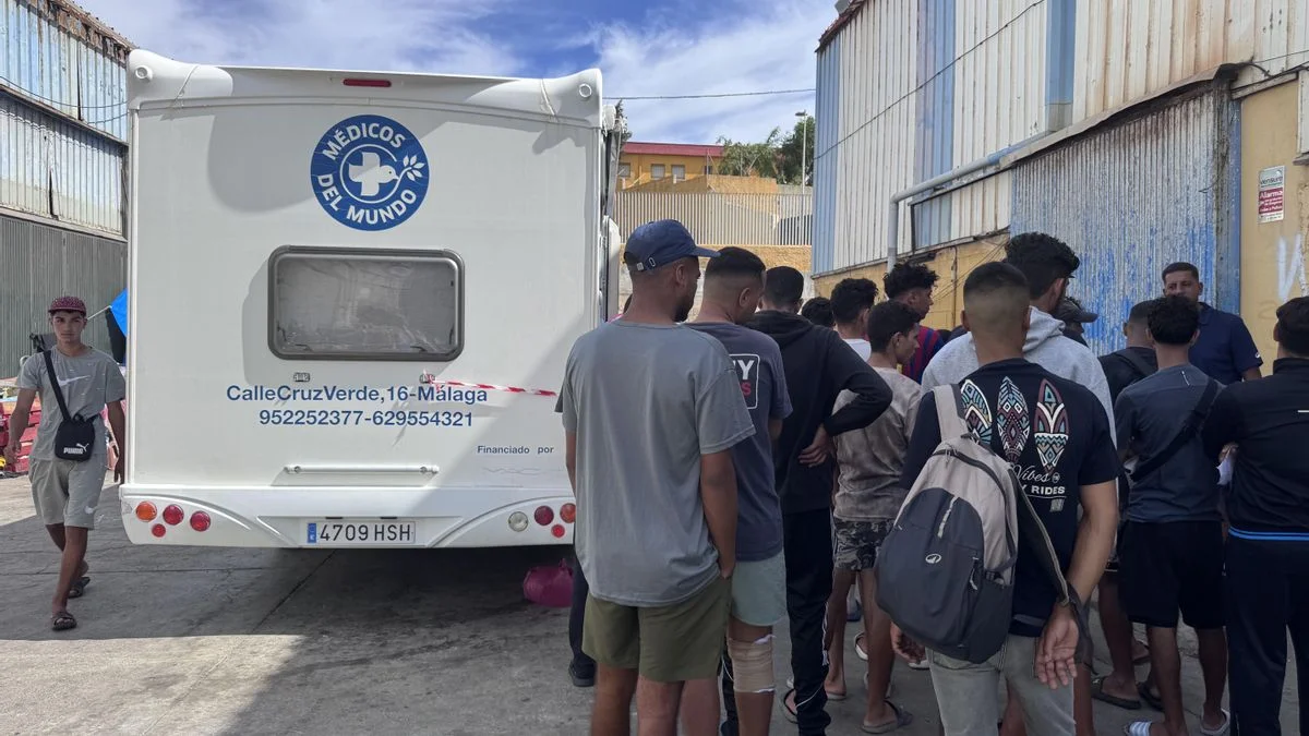 Las ONG en Ceuta superan la cifra de irregulares con un récord de comidas repartidas