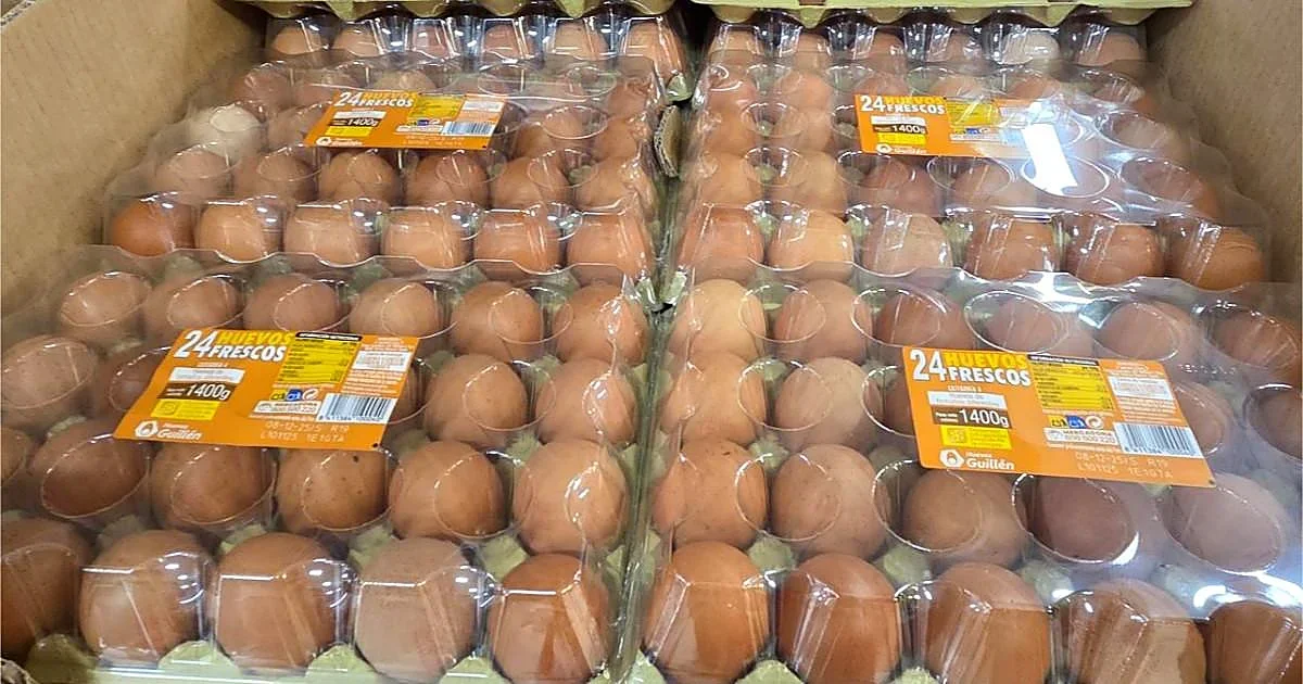 Los consumidores notan un aumento significativo en el precio de los huevos en supermercados hoy.