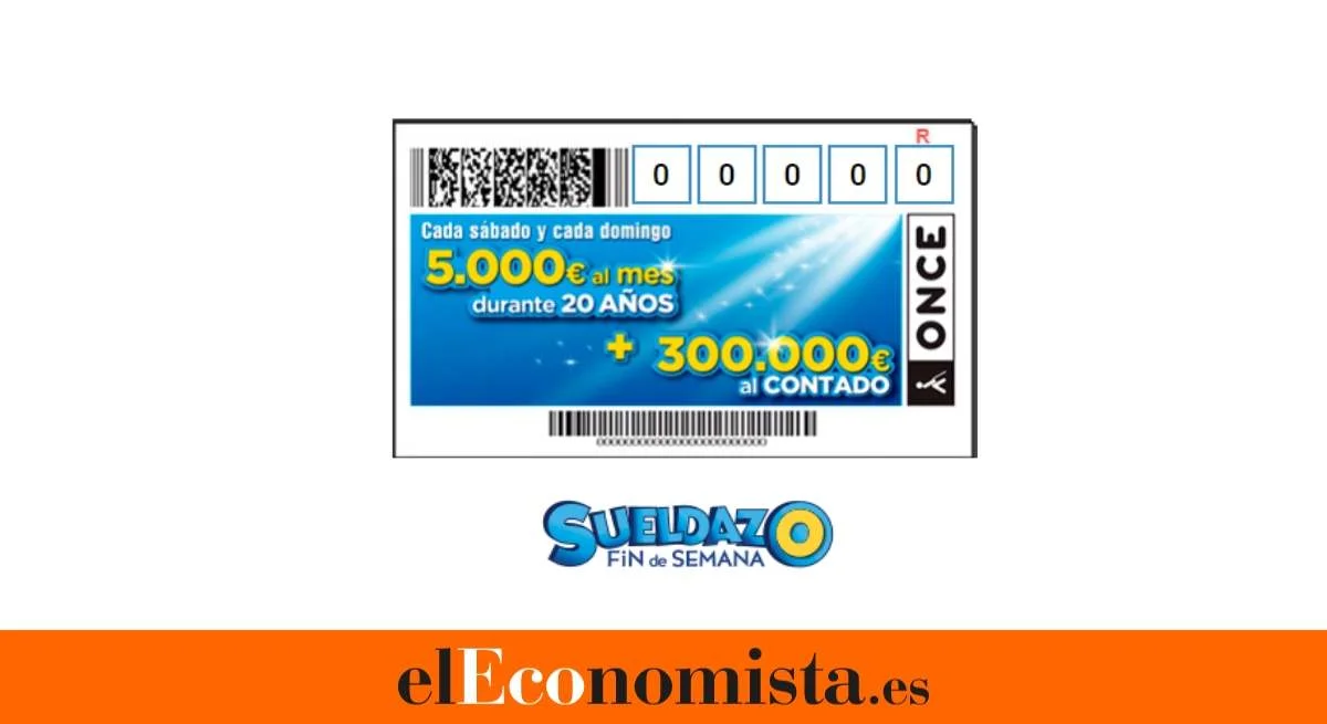 Más de 5 millones de boletos en juego: emoción por el Sueldazo de ONCE hoy