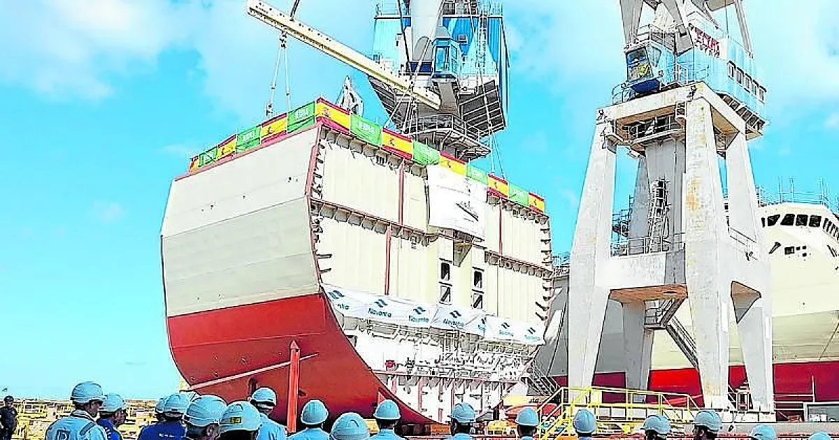 Navantia recibe 600 millones del Estado, garantizando su futuro y empleos clave