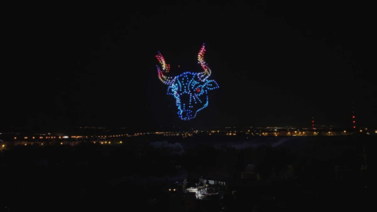 Soria se prepara para un espectáculo de drones que transformará su horizonte nocturno