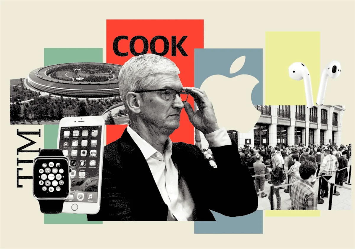 Tim Cook enfrenta desafíos en un Apple que celebra 50 años de innovación