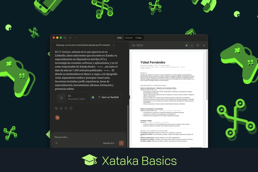 Transforma tu perfil de LinkedIn en un currículum eficaz y guárdalo en Drive fácilmente.